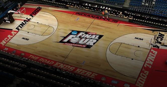 MTE Lumber finds its home in the Final Four NCAA Final Four Basketball Court Flooring